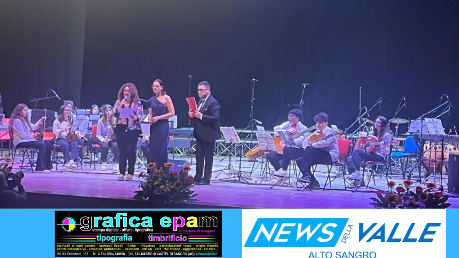 L’Istituto Comprensivo di Colli a Volturno si congeda dall’anno scolastico con lo spettacolo musicale “Mainarde in Musica”. Grande successo all’Auditorium di Isernia. GUARDA IL SERVIZIO.